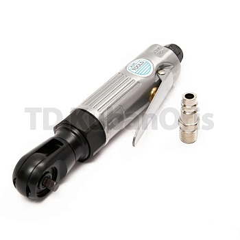 Пневмотрещотка 1/4", 27Нм, 250об/мин, 6,2 бар.