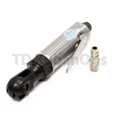 Пневмотрещотка 1/4", 27Нм, 250об/мин, 6,2 бар.