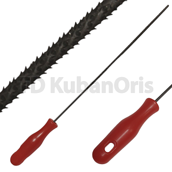 Рашпиль для чистки пазов с ручкой №3