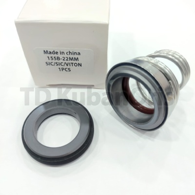 Уплотнитель насоса торцевой 155-22B (37/L) SIC/SIC/FKM