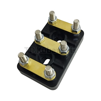 Колодка клеммная T 280-315 м12 с перемычками, сталь