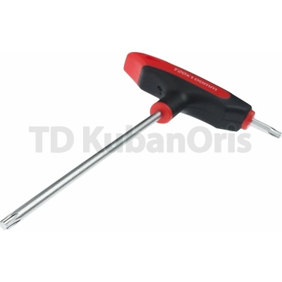 Двусторонний ключ JTC TORX с отверстием T20H и Т-образной рукояткой JTC-784820