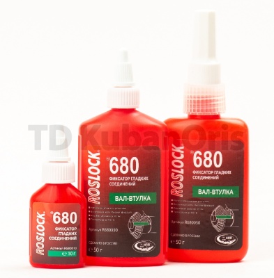 ROSLOCK 680 высокопрочный фиксатор гладких соединений 50г